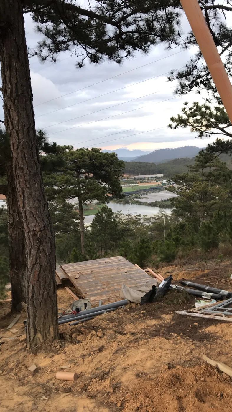 Hiện trường dốc tại Kim Ngân Hills