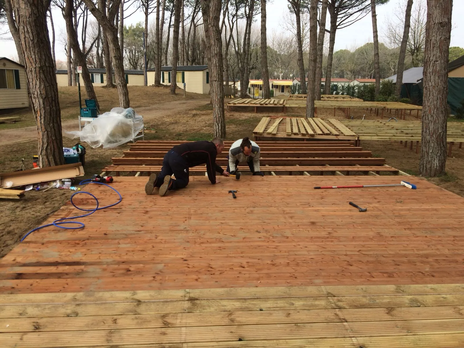 Glamping design-build support