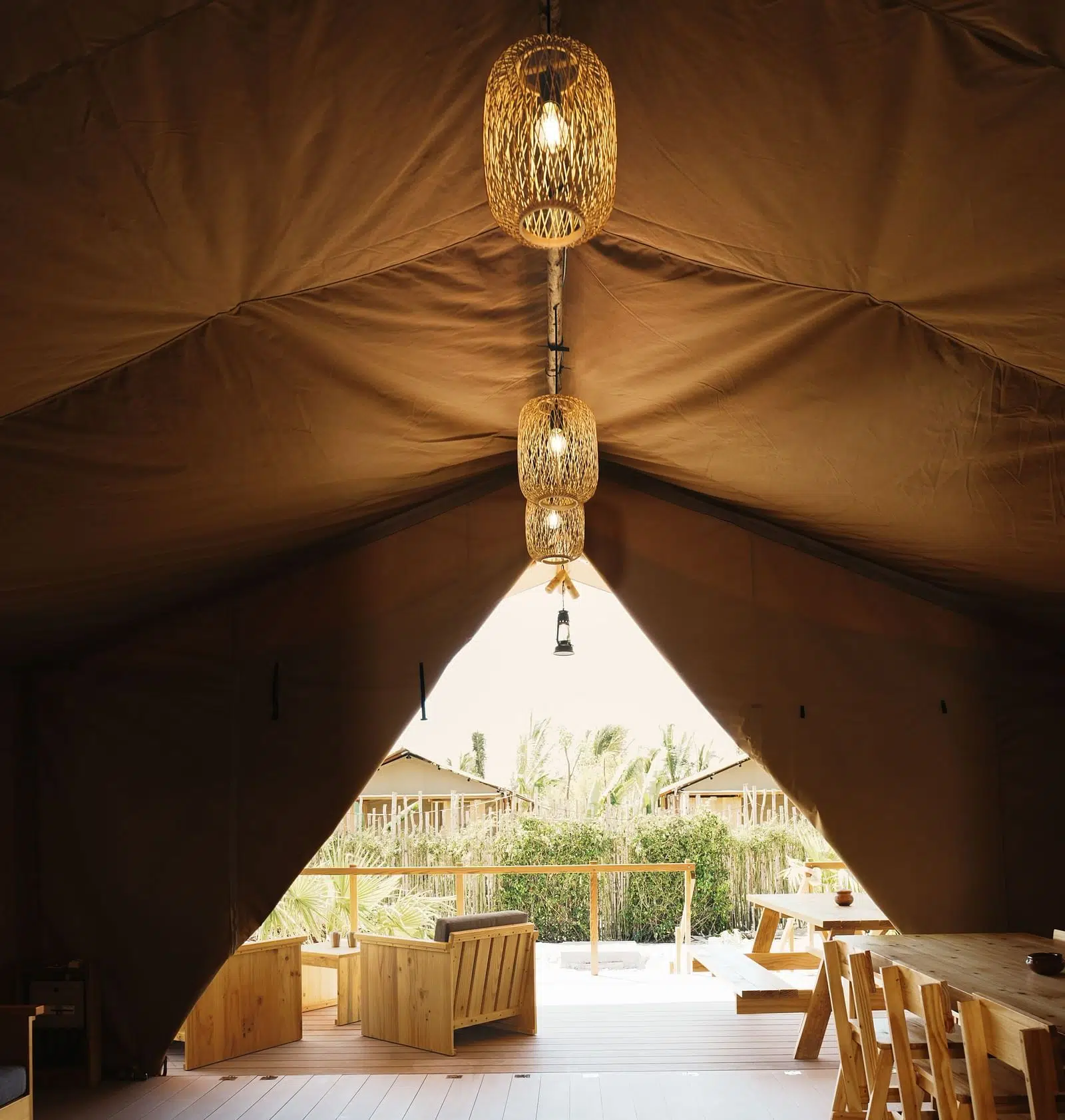 Không gian lều Wocal Camp Kê Gà